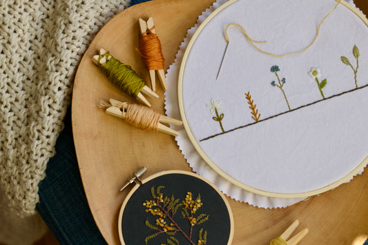 Embroidery For Beginners Workshop - April 3 *early bird pricing